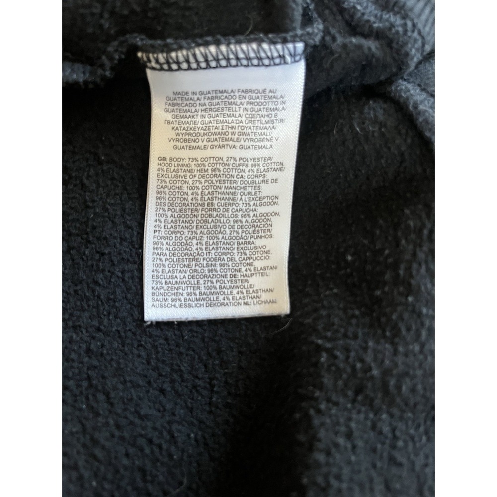 The North Face Hoodie Mens XL Black Pullover Sweatshirt Big Logo Long Sleeve - Picture 8 of 9